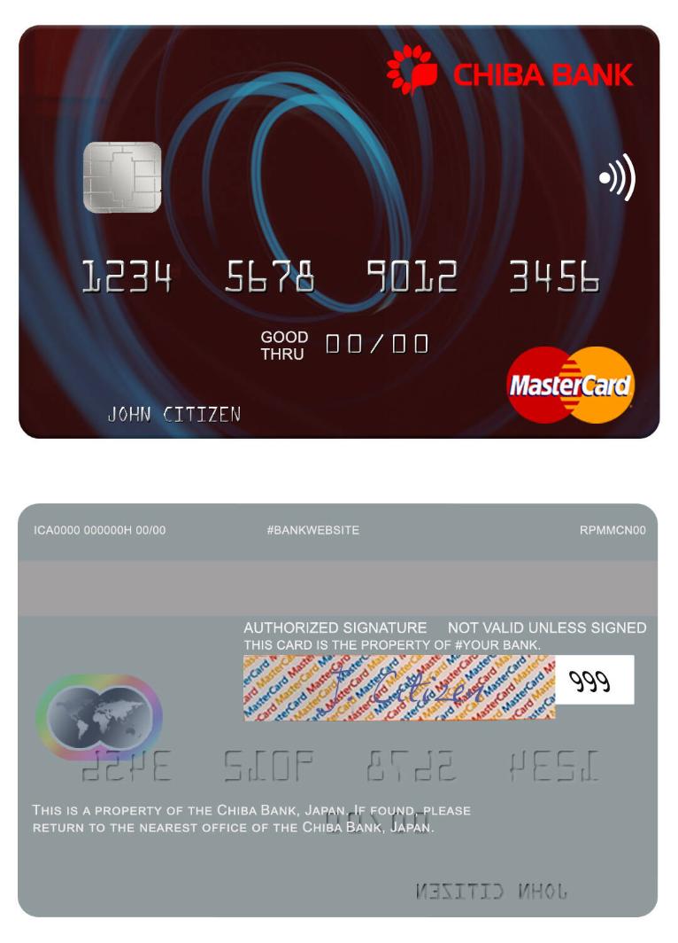 Japan Chiba Bank mastercard